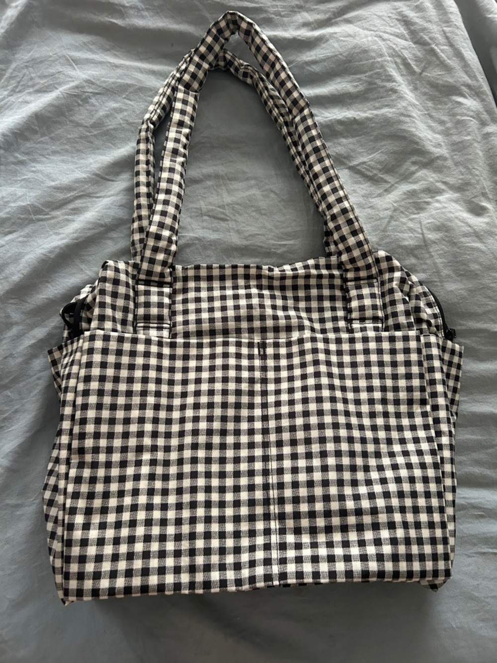 NWT Baggu Small Cloud Carry-on - Black & White Gingham